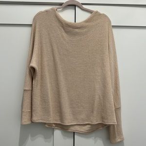Slouchy Off Shoulder Open Stitch Sweater
